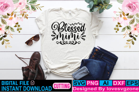 Blessed Mimi Graphics for T-Shirt Designs