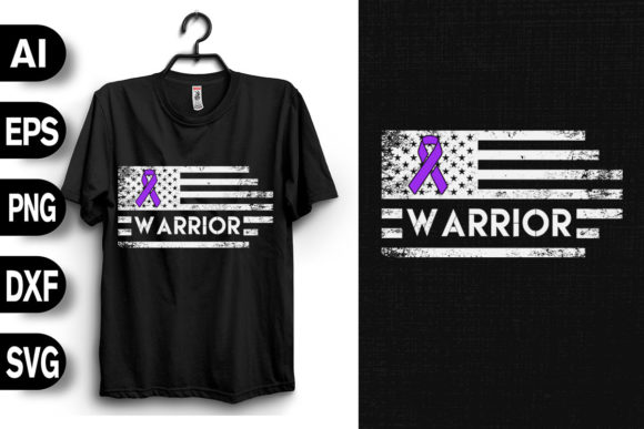 Epilepsy Warrior Flag Graphics for T-Shirt Designs