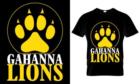 Gahanna Lions Graphics for T-Shirt Designs