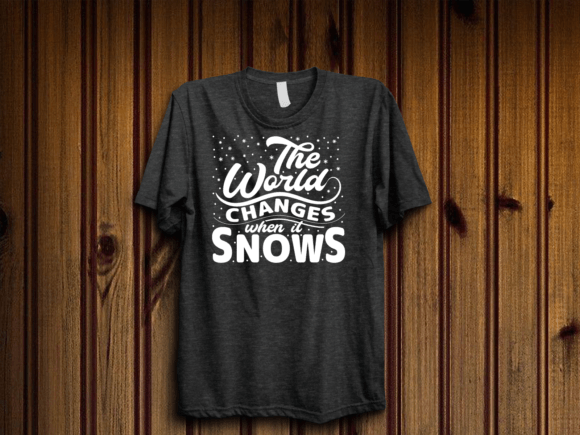 Typography Winter Snow Graphics & Print Templates Review